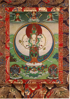 1000 arm Avalokitesvara Altarkarte