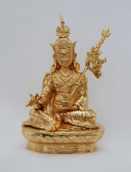 Padmasambhava Mini Statue vergoldet