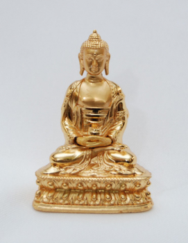 Amitabha Mini Statue vergoldet