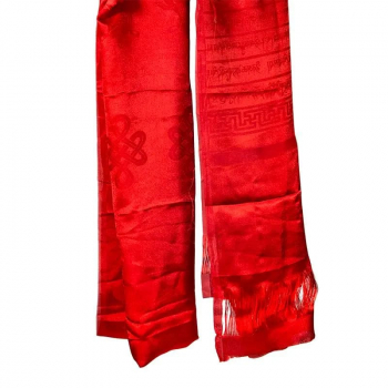 Tibetische Katag Schal extragroß rot
