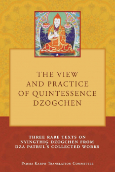 Tony Duff : The View and Practice of Quintessence Dzogchen: Three Rare Texts on Nyingthig Dzogchen from Dza Patrul's Collected Works