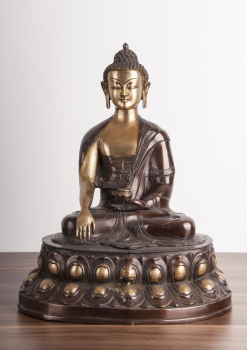 Buddha aus Messing 45 cm