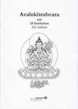 Avalokiteshvara mit 13 Gottheiten Sadhana