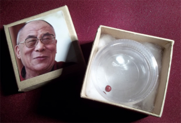 Dalai Lama gesegnete Mani-Rilbus