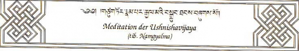 Meditation der Usnishavijaya (Tibetisches Format)