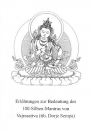 Das 100 Silben-Mantra-Erklärungen zur Bedeutung der 100-Silben von Vajrasattva