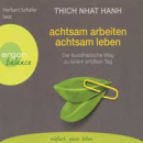 Thich Nhat Hanh : Achtsam arbeiten, achtsam leben (Hörbuch 2CDs)