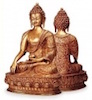 Messing Buddhastatuen