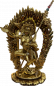 Preview: Vajravarahi Statue vollvergoldet 20 cm