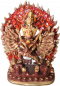 Preview: Yamantaka with Consort plate gold 8 Inch
