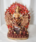 Preview: Yamantaka with Consort plate gold 8 Inch