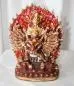 Preview: Yamantaka with Consort plate gold 8 Inch