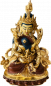 Preview: Vajrasattva mit Gefährtin Statue 23 cm teilvergoldet