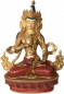Preview: Vajrasattva Statue 21cm teilvergoldet