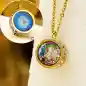 Preview: Tibetan Padmasambhava Serenity Titanium Steel Necklace Pendant