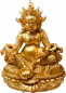 Preview: Zambala Statue Statue vergoldet 10 cm