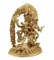 Preview: Chakrasamvara 12 armige Statue 22 cm vollvergoldet