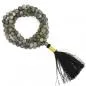 Preview: Labradorit Mala AA Qualität 108 Perlen 6mm + Tasche