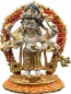 Preview: white mahakala statue copper coloured 10 cm