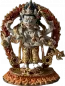 Preview: white mahakala statue copper coloured 10 cm