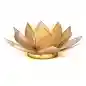 Preview: Lotus candlelightholder chakra goldlining