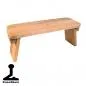 Preview: Meditation bench - red oak fixed legs
