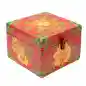 Preview: Treasure chest hand-painted with Tibetan motifs