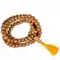 Preview: Sandelholz Mala 108 Perlen 8mm gelb/rot