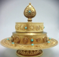 Preview: Brass Mandala with stand 17cm - Kopie