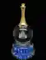Preview: Acryl Stupa mit farbigen Lotus
