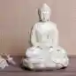 Preview: Buddha Amitabha weiß 29 cm