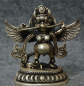 Preview: Garuda Statue versilbert