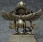 Preview: Garuda Statue versilbert