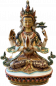 Preview: Handbemalte Chenresig Statue