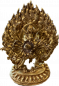 Preview: Kalachakra Statue 14 cm vergoldet