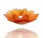Preview: Lotus candlelightholder chakra goldlining