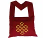Preview: Lama-Tasche Orange mit endlosem Knoten