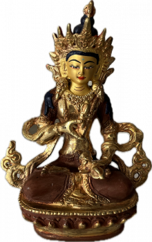 Vajrasattva Statue 15 cm teilvergoldet