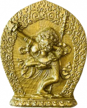 Simhamukha Tsatsa (löwenköpfige Dakini)