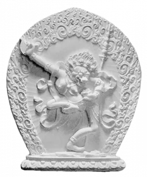 Simhamukha Tsatsa (löwenköpfige Dakini)