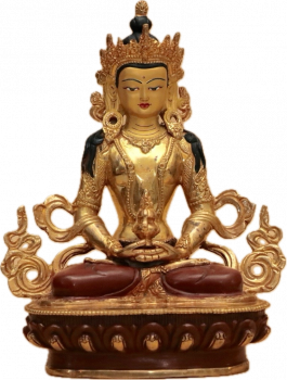 Buddha Amitayus 8 Inch halfgold - No 2