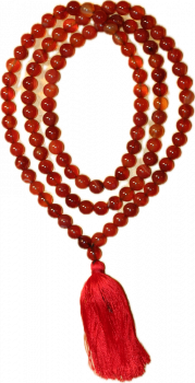 Karneol Mala 1A-Qualität 108 Perlen - 8mm