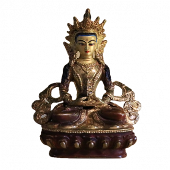 Buddha Amitayus 6 Inch halfgold