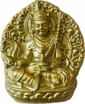 Benefizartikel: gesegnete Guru Rinpoche Tsatsa weiß 13,5 cm