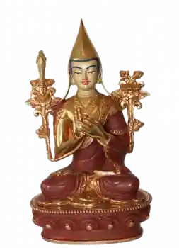 Tsongkhapa 9 Inch Halfgold