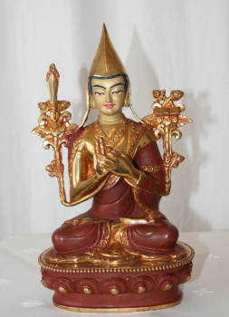 Tsongkhapa 9 Inch Halfgold