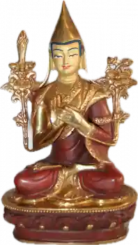 Tsongkhapa 9 Inch Halfgold