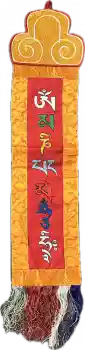 Wandbehang mit Mani Mantra