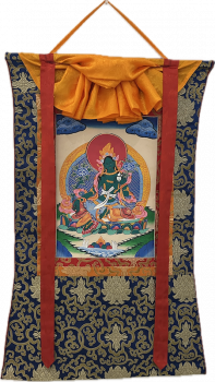 Grüne Tara Thangka Handbemalt