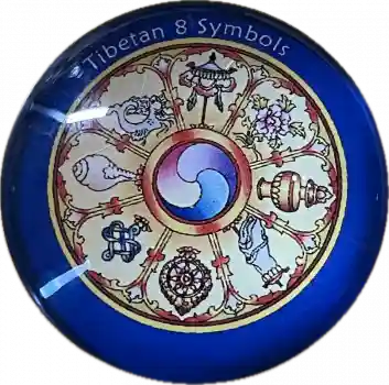 8 Auspicious Symbol Magnet